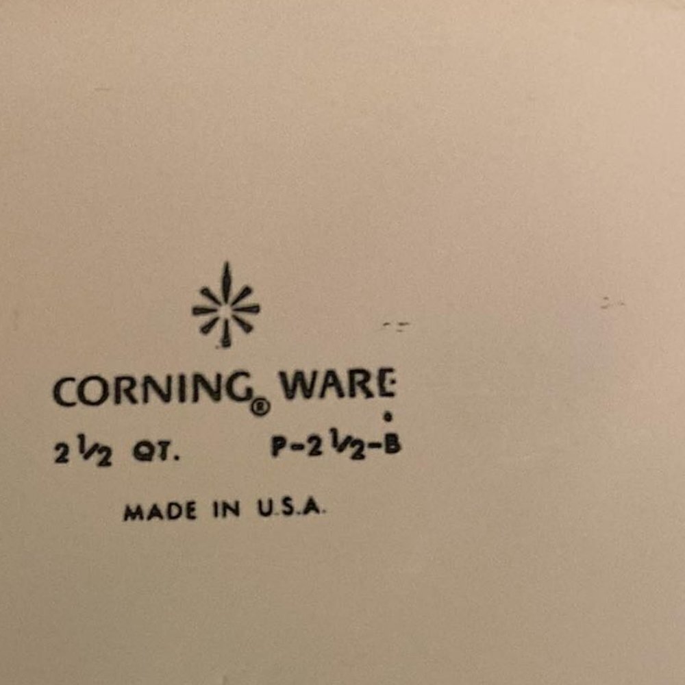Vintage Cornflower Corning Ware P-2 1/2_B and Petite Dish P_41 - Picture 3 of 12